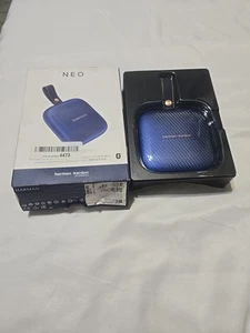 Harman Kardon NEO Tragbarer Bluetooth Lautsprecher Premium Sound - Midnight Blue - Bild 1 von 5