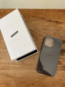 NIB CASETiFY Apple iPhone 15 Pro Max Phone Case MagSafe Black Orange Interior - Picture 1 of 8