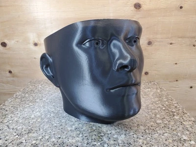 Hat & Sunglasses Rack + Storage Mannequin Male Head Lifesize Realistic 3D Print - Image 1 of 4