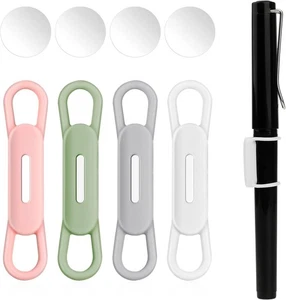 Jeffdad 4 Stück Silikon Magnet Stift Bleistift Halter Mehrfarbig Kühlschrank Spind - Bild 1 von 5