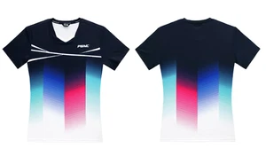 Camisetas de bádminton para mujer PGNC 25F/W ropa deportiva entrenamiento camiseta azul marino RT-2070 - Imagen 1 de 9