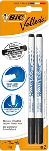 Velleda Whiteboard Pens Dry Wipe Markers in Black low odour and with resistan... - Picture 1 of 5