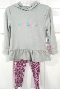 Baby Phat Toddler Heather Gray Hoodie Pull Over Set Size 3T - Picture 1 of 4