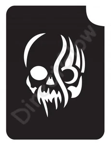 Vampire Skull 1013 Body Art Brillo Maquillaje Tatuaje Plantilla 2,75"" x 3,75"" - Paquete de 5 - Imagen 1 de 1