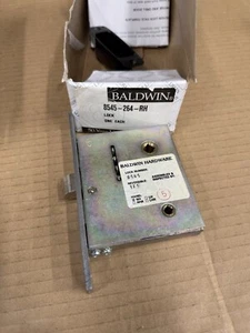 Baldwin 8545 Right Hand Interior LEVER x LEVER Mortise Lock Body - Satin Chrome - Picture 1 of 14