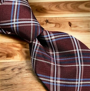 JOS A BANK 1905 100% Silk Necktie, Plaid Pattern Tie, Multicolor NEW - NWT - Picture 1 of 12