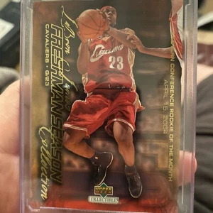 Tarjeta de novato de la temporada 2003-04 Upper Deck Collectibles LeBron James Freshman - Imagen 1 de 2