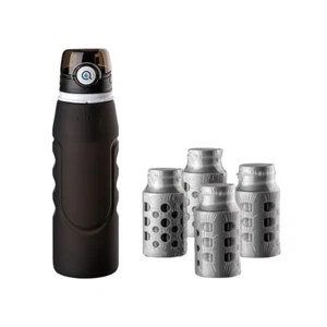 Filtro de crisis y exteriores WatPass 1,0 l blackflex con 4 filtros de repuesto - Imagen 1 de 10