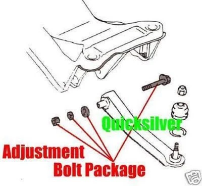 94 03 Brazo de control trasero Mitsubishi Galant AJUSTE paquete de pernos juego de 2 OEM NUEVO Foto 1 de 2
