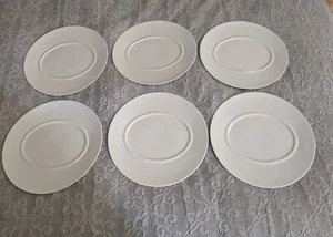 Bernardaud France White Plates Dinner Charger 11.75" Set Of 6 - Picture 1 of 11