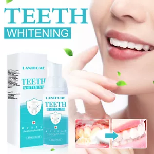 Unisex Teeth Whitening Foam Toothpaste Stain Removal Teeth Deep Cleansing Mousse - Picture 1 of 12