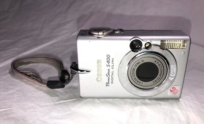 CANON POWERSHOT S400 DIGITAL CAMERA - Parts Only!  Screen problem. - Image 1 of 4