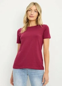 Jockey Bio Baumwolle Stretch Kurzarm T-Shirt, Größe 1X, nagelneu mit Etikett - Bild 1 von 1