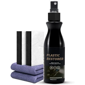 Plastic Restorer for Cars, Shines & Protects Plastic, Rubber, Leather Surfaces, - Picture 1 of 12