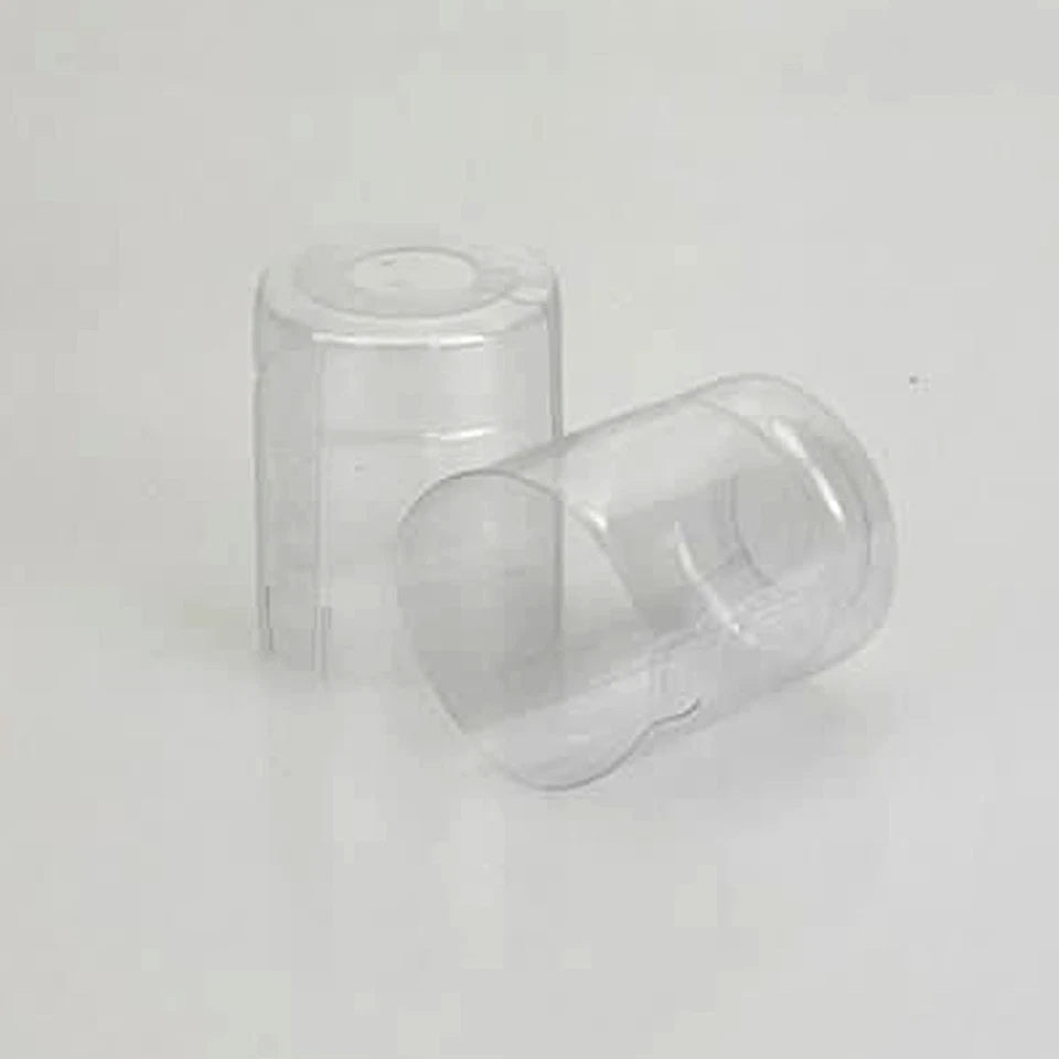 GREENSISTEM CAPSULE PVC Ø 25 h 30 TRASPARENTE CF. 100/PZ. X MIGNON C/STRIP VERTICALE