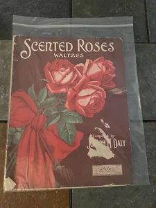 Vintage 1909 Scented Roses Waltzes by Joseph M Daly Sheet Music - Picture 1 of 7