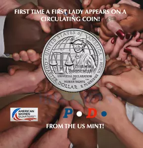 NEU! 2023-PD American Women Quarters 25c / Eleanor Roosevelt / Stempelglanz - Bild 1 von 3