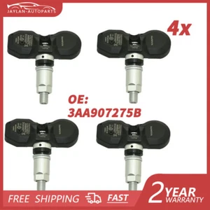 4PCS 3AA907275 TPMS Tire Pressure Sensor 433MHz for Volkswagen Tiguan CC 2012-17 - Picture 1 of 9