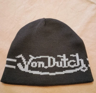 Chapéu Von Dutch Vintage Beanie Y2K 00s Skate - Imagem 1 de 4