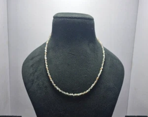 Moonstone Gemstone 925 Sterling Fine Silver 28" String Jewelry Mala Necklaces - Picture 1 of 8