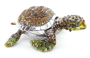 Feng Shui Lucky Wealth Tortoise Jewellery Trinket Box - Picture 1 of 5