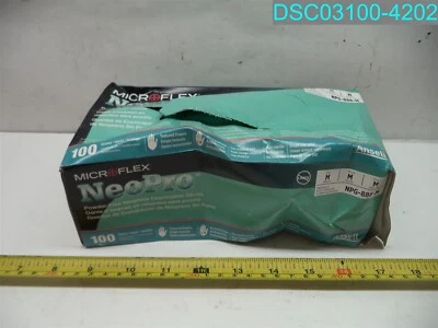 CANTIDAD = 600 (100 X 6): Guantes de examen de neopreno de neopreno M MFX-NPG888M 769799888083 Foto 1 de 4