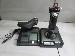 Saitek X52 Pro Flight Control System PS34 Flight Stick Throttle (No 6 pin Cable) - Picture 1 of 6