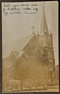 Emporium PA Echtfoto Ansicht der Markuskirche KOSTENLOSER VERSAND - Bild 1 von 2