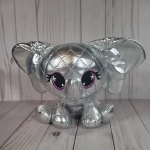 Gund P.Lushes Pets Ella Elephant Platinum Stuffed Animal Silver Designer Plush - Picture 1 of 5