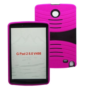 Armor Ständer stoßfeste Hülle Cover für LG G Pad F 8.0/G Pad II 8.0 (PINK) - Bild 1 von 3