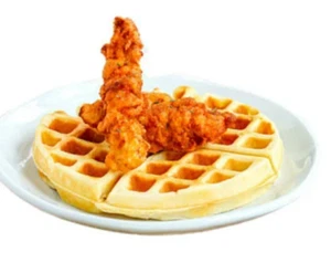 Display Fake Food Prop Chicken And Waffles New - Picture 1 of 1