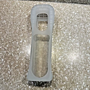 Official Nintendo Wii Remote Rubber Silicone Gel Grip Cover Sleeve Clear RVL-022 - Picture 1 of 2