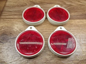 vintage GULCO RED Safety Reflector # 22- 20 DOT SAE A 72- 2 INCH - Picture 1 of 7