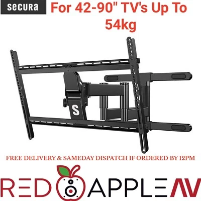 Secura QLF 425 Full-Motion OLED LCD Wall Mount for 42" – 90"  TVs Up To 54kg - Image 1 of 4