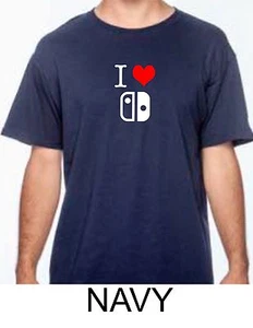 I HEART/ LOVE NINTENDO SWITCH ADULT AND YOUTH CUSTOM T-SHIRT MORE COLORS - Picture 1 of 8