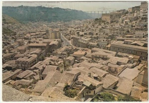 MODICA - RAGUSA - PANORAMA DAL CASTELLO DEI CONTI - VIAGG. -52189- - Imagen 1 de 1