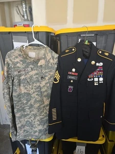 2 Preowned Usa Army Military Uniforms - Picture 1 of 24