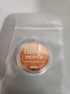 TRUMP "STOP THE COUNT" 1 oz. Copper Round 2020 TRUMP/PENCE Series - Picture 1 of 2