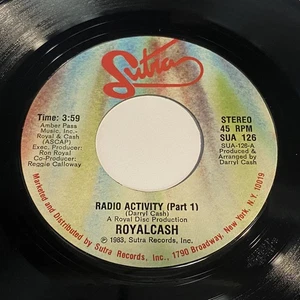 Royalcash: Radio Activity (Part 1) / (Part 2) 45 - Sutra - Boogie Funk Electro - Imagen 1 de 2