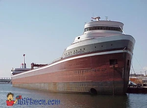 EDWARD L RYERSON grandi laghi cargo FREIGHTER SCALA 32" NAVE COSTRUITA display MODELLO - Foto 1 di 8