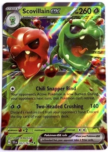 TEF EN - 022/162 Halupenjo EX / Scovillain EX Gewalten der Zeit Pokémon Karte - Picture 1 of 1
