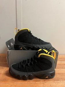 Nike Air Jordan 9 Retro Black University Gold Size 3.5Y - Picture 1 of 12