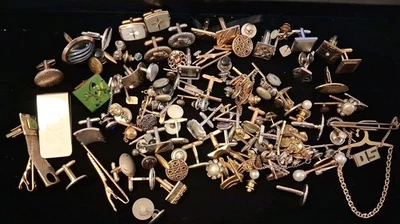 Enorme lote de gemelos de colección 456 g CLIP DE DINERO corbata SIN PROBAR Foto 1 de 4