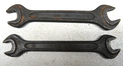 2 llaves de extremo abierto Dowidat DIN 895 W.Alemania 10 mm y 11 mm / 12 mm 13 mm de colección Foto 1 de 4