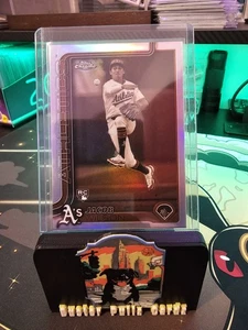 2025 Topps Chrome Jacob Wilson RC Sepia Refractor Rookie #96 Athletics 🔥 - Picture 1 of 4