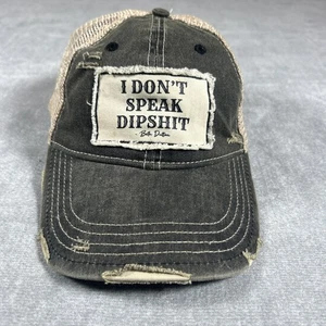 Truckermütze Distressed I Don't Speak Dipshit Beth Dutton Netz Pferdeschwanz Kappe khaki - Bild 1 von 7