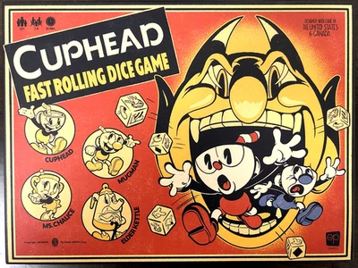 The Op Games -  Cuphead: Fast Rolling Dice Game (2021) - COMPLETE! EXCELLENT! - Image 1 of 4