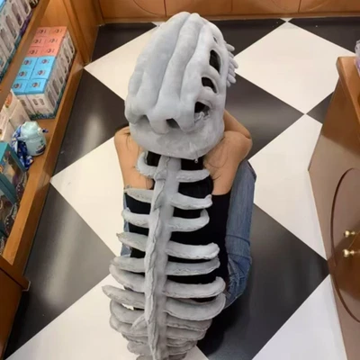 Máscara de cabeça engraçada adulto dinossauro 2025 máscara de pelúcia animal novidade roupa de Halloween - Imagem 1 de 4