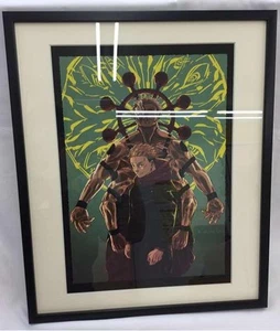 Shueisha Jujutsu Kaisen Framed High Definition Digital Color Key Visual - Picture 1 of 12