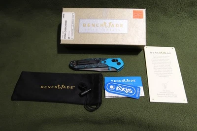 Benchmade Mini Osborne 945-221 Limited Edition Gold Class 2023 Damasteel Blade - Image 1 of 4